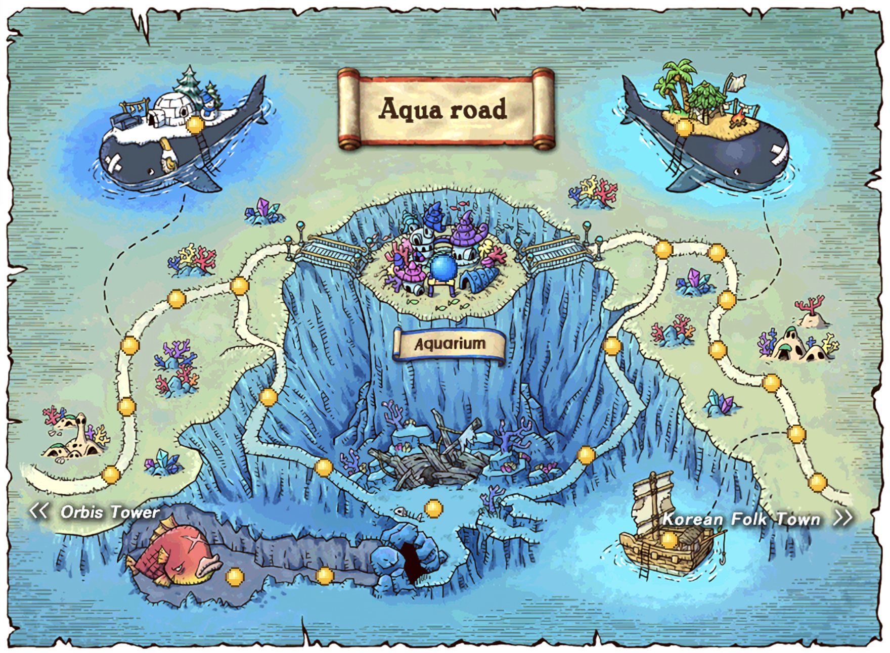 AQUA ROAD map