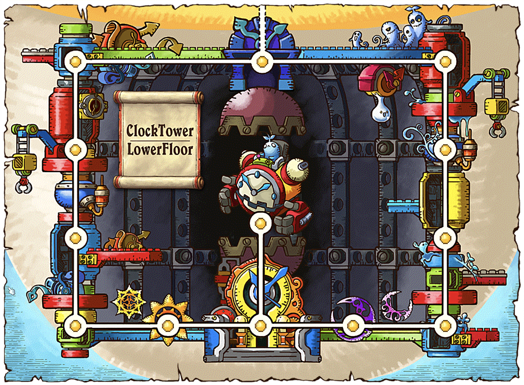 CLOCKTOWER LOWERFLOOR map