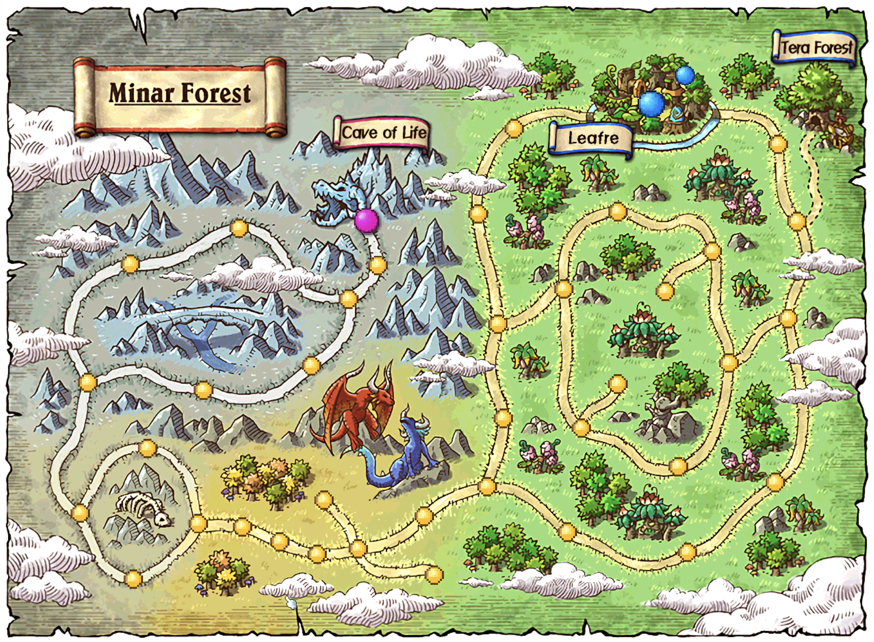 MINAR FOREST map