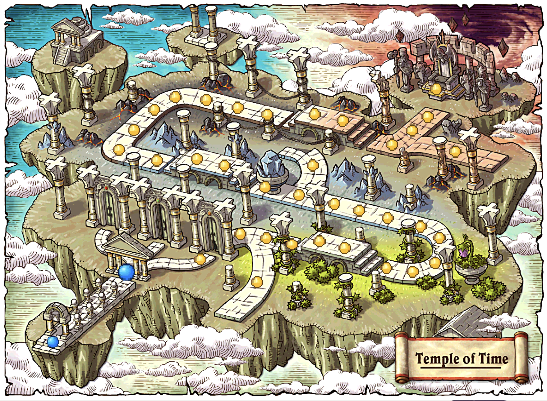TEMPLE OF TIME map